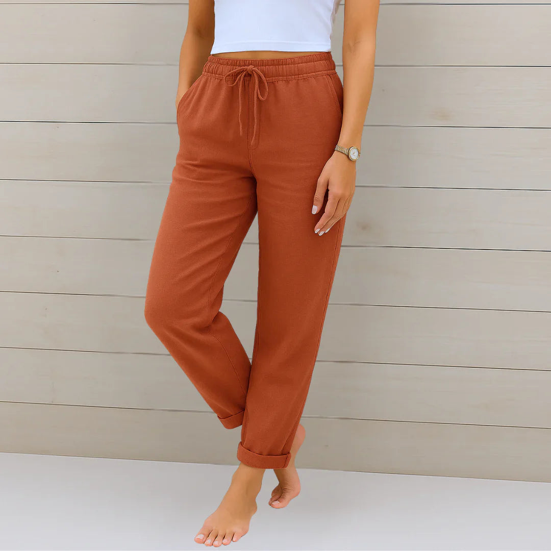 Ellaine Leinenhose mit angenehmem Stretch foto 6