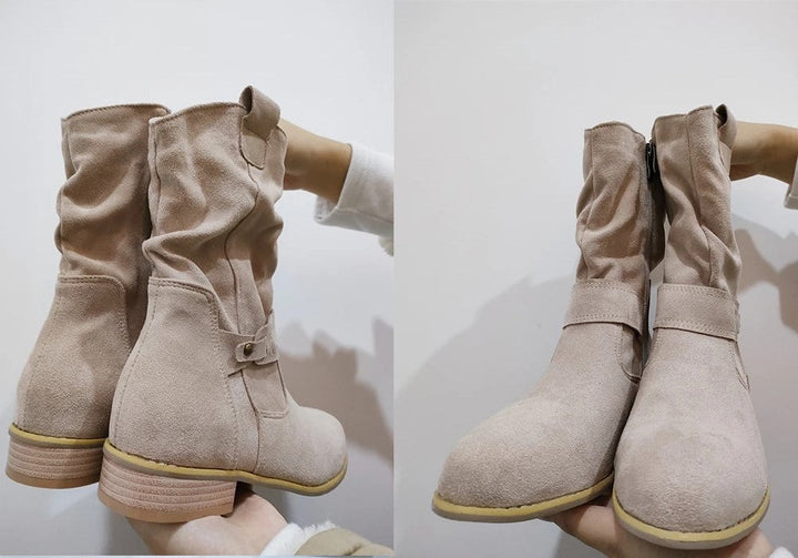 Bequeme Damen Herbststiefeletten gefüttert wasserdicht (10)