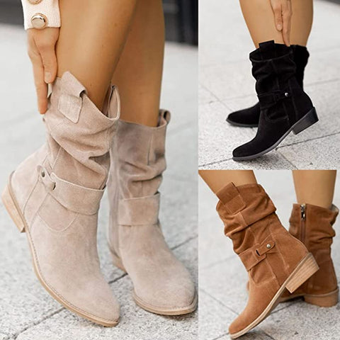 Bequeme Damen Herbststiefeletten gefüttert wasserdicht (12)