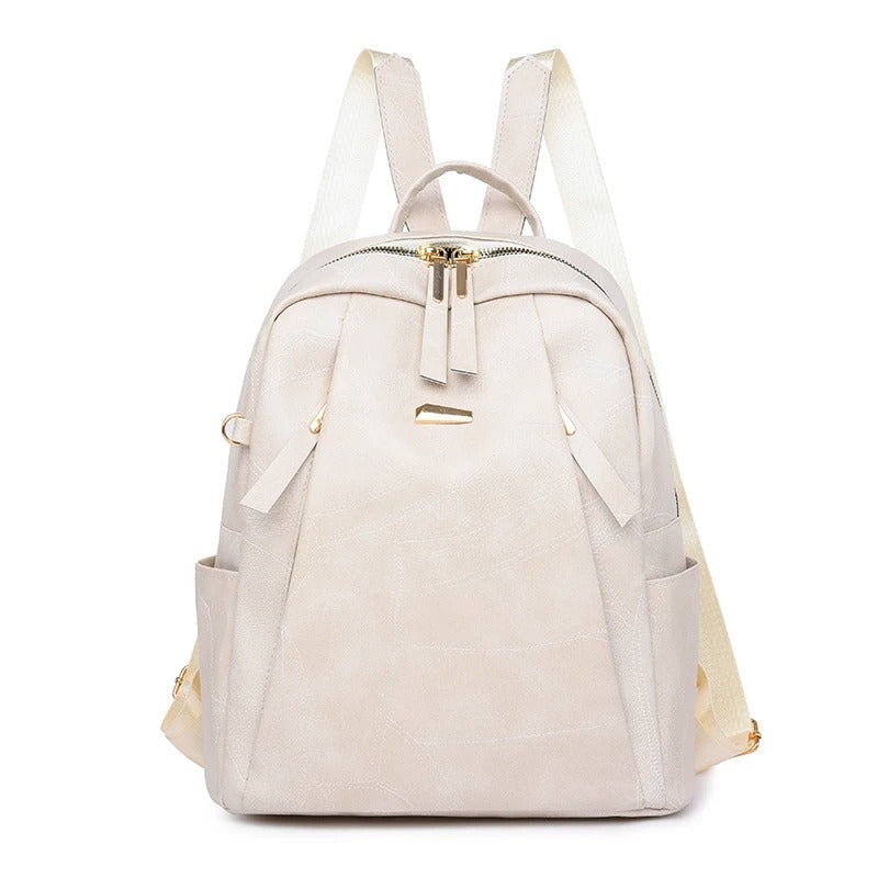 Bregtje Leder-Rucksack in glattem Design Foto 1