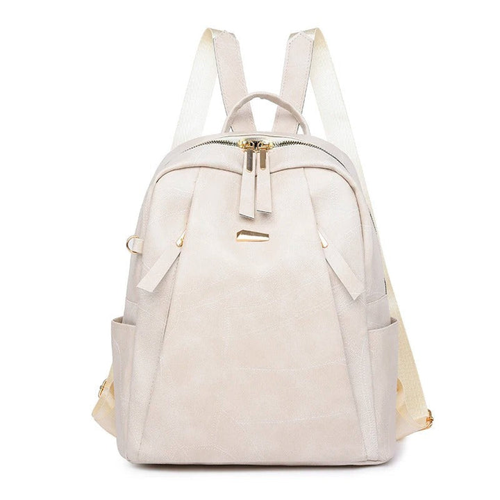 Bregtje Leder-Rucksack in glattem Design Foto 1