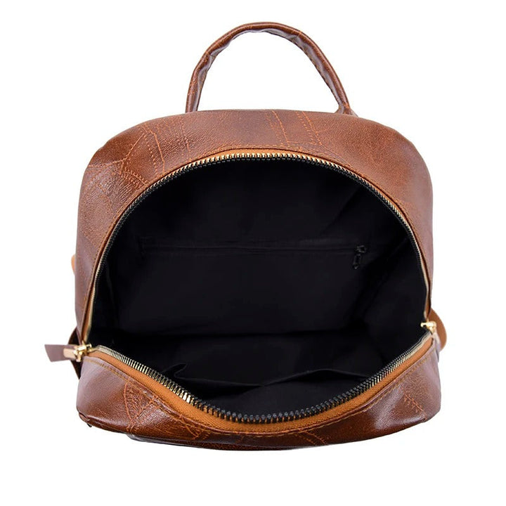 Bregtje Leder-Rucksack in glattem Design Foto 2