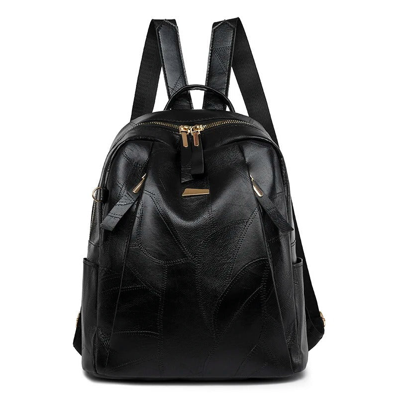 Bregtje Leder-Rucksack in glattem Design Foto 6