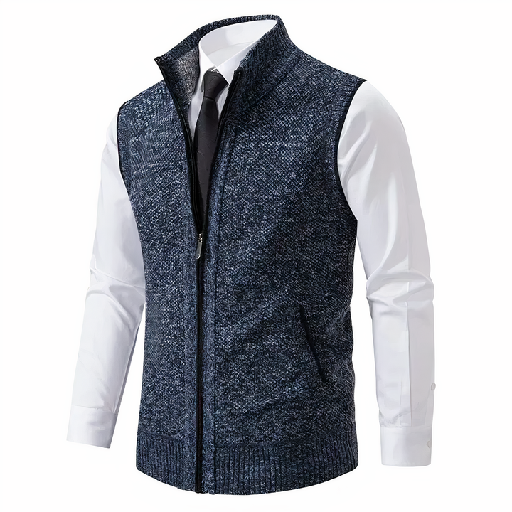 Damen Elegante Fleece-Weste für Herbst in Blau