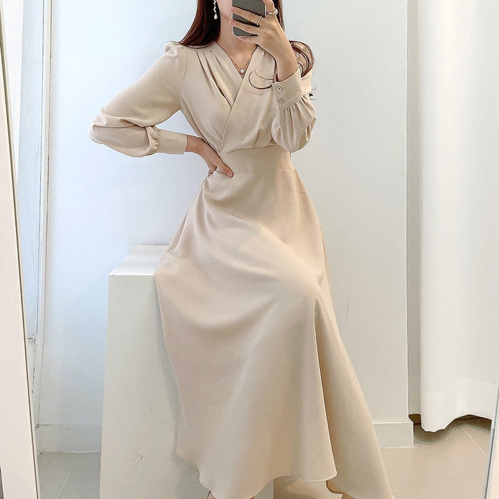 Damen elegantes Abendkleid A-Linie