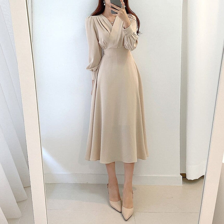 Damen elegantes Abendkleid A-Linie (3)