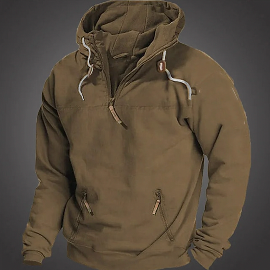 Damen Hoodie für gemütliche Herbsttage in Braun