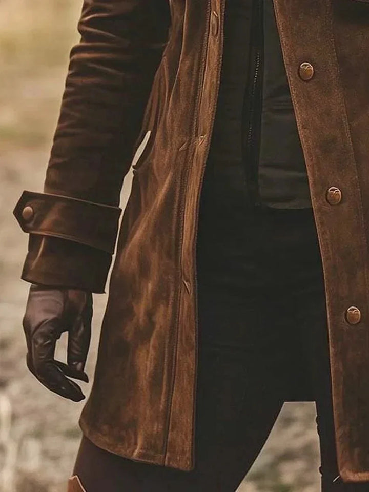 Damen Lange Jacke für den Herbst (3)
