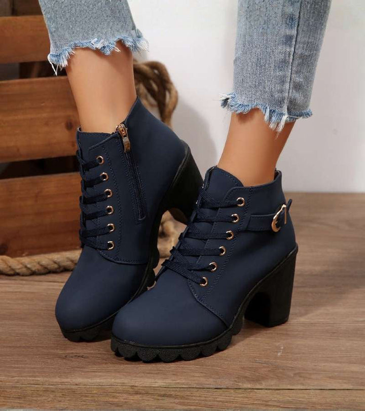 Damen Schnürstiefel im modernen Stil (3)