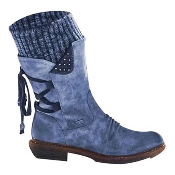 Damen Stiefel mit Pelzfutter für Herbst (9)
