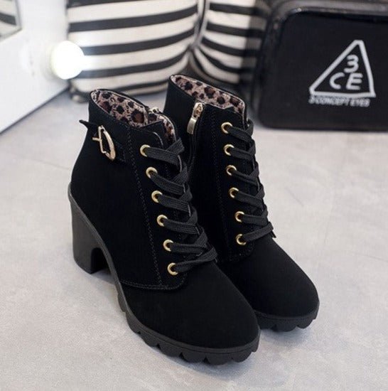Damen Stiefeletten im Vintage-Stil mit Plateau (2)