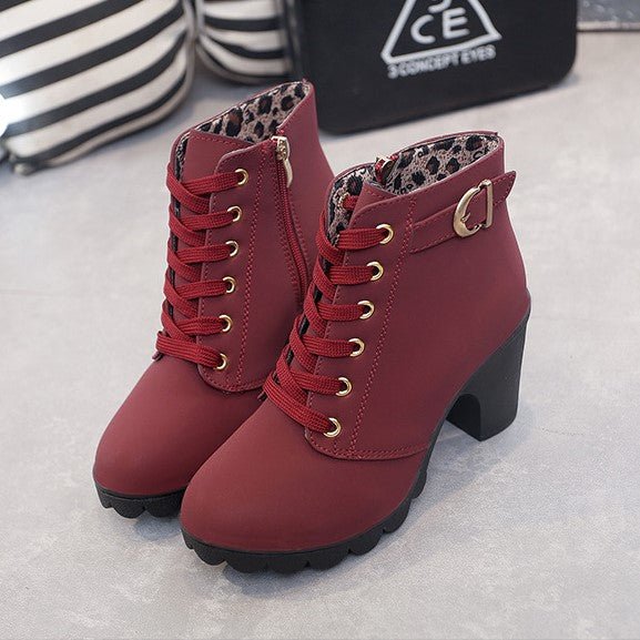 Damen Stiefeletten im Vintage-Stil mit Plateau (8)