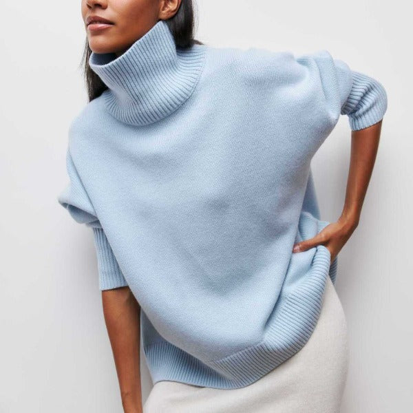 Damen Strickjacke aus Viskose für Herbst in Blau