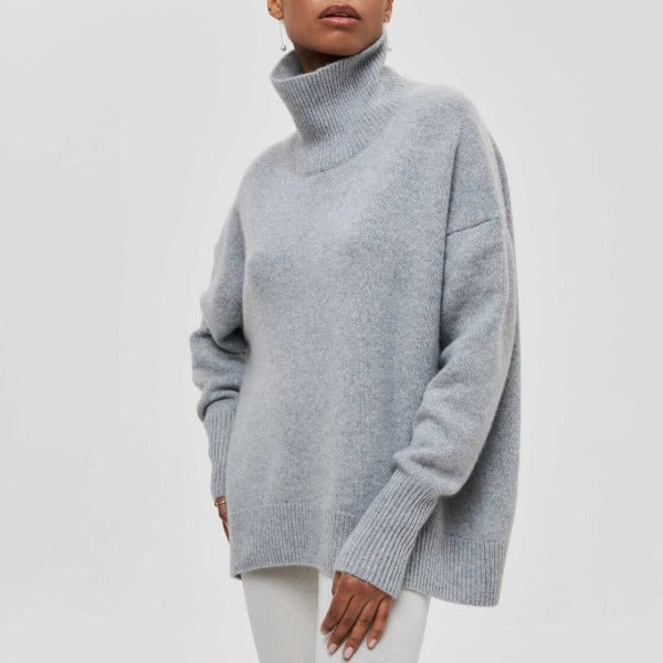 Damen Strickjacke aus Viskose für Herbst in Grau