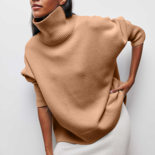 Damen Strickjacke aus Viskose für Herbst in Khaki (Fast Ausverkauft)