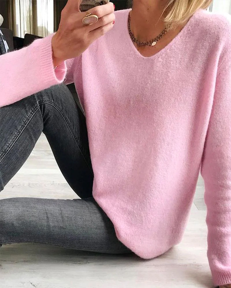 Damen Strickjacke lang aus Baumwolle