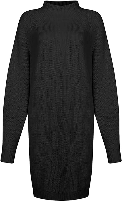 Damen Strickminikleid elegant für den Herbst (16)