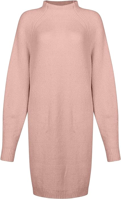 Damen Strickminikleid elegant für den Herbst (18)