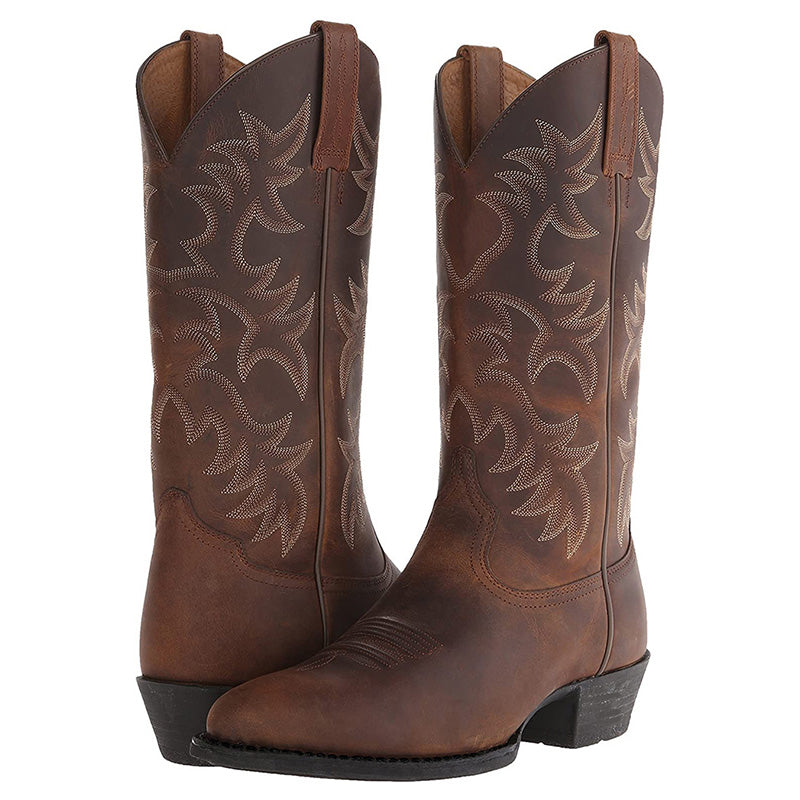 Damen Westernstiefel Schwarz für jedes Outfit in Schwarz 11