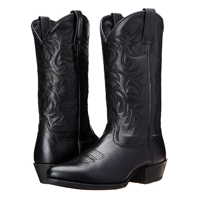 Damen Westernstiefel Schwarz für jedes Outfit in Schwarz 2
