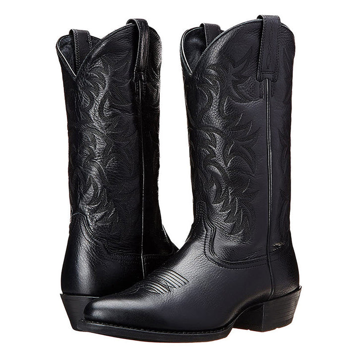 Damen Westernstiefel Schwarz für jedes Outfit in Schwarz 2