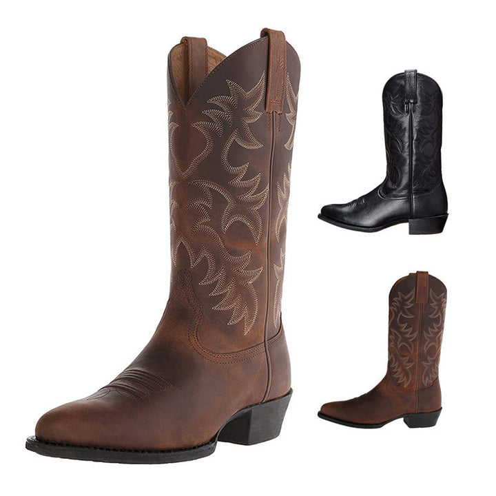 Damen Westernstiefel Schwarz für jedes Outfit in Schwarz 3