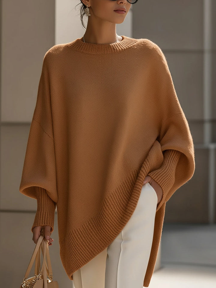 Damen Wollstrickjacke Modern für Herbst in Braun