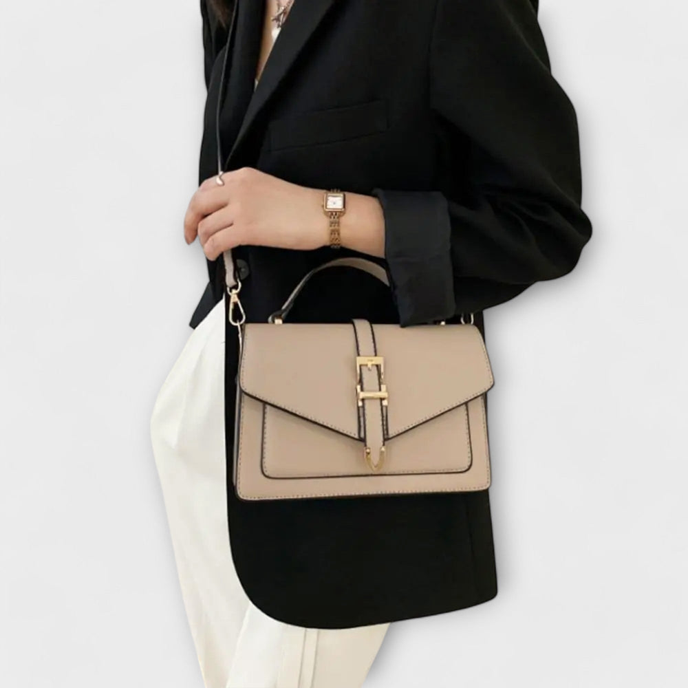 Djoeke Klassische strukturierte Schultertasche Foto 2
