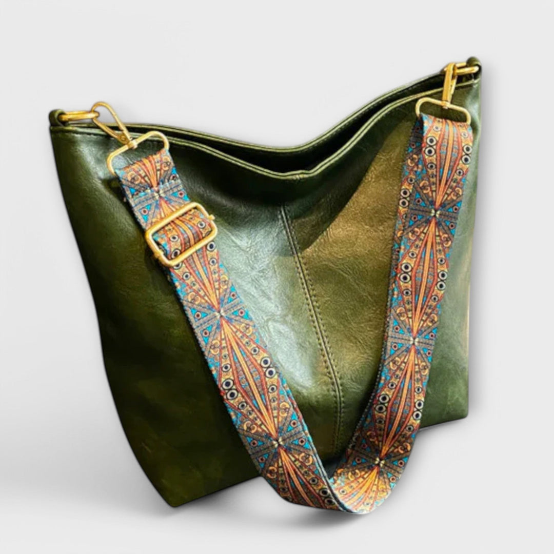 Eelkje Schultertasche mit einzigartigem Riemen Foto 6