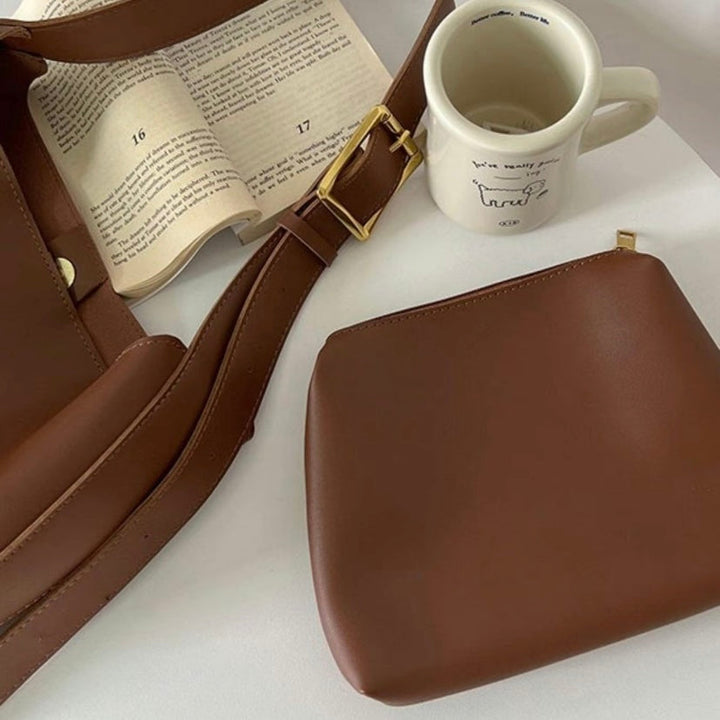 Elegante Handtasche mit Schnallenverschluss für den Alltag (3)