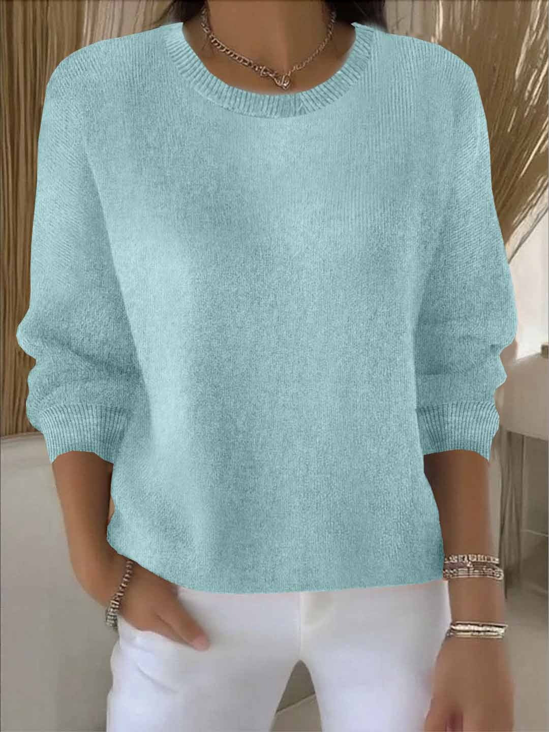 Eleganter Damen Sweatshirt für jeden Anlass in Hellgrün