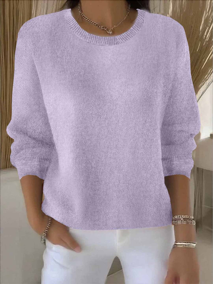 Eleganter Damen Sweatshirt für jeden Anlass in Helllila