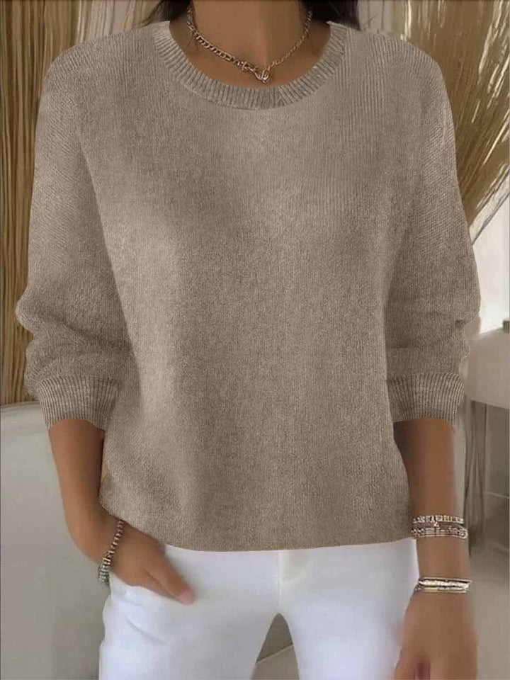 Eleganter Damen Sweatshirt für jeden Anlass in Khaki