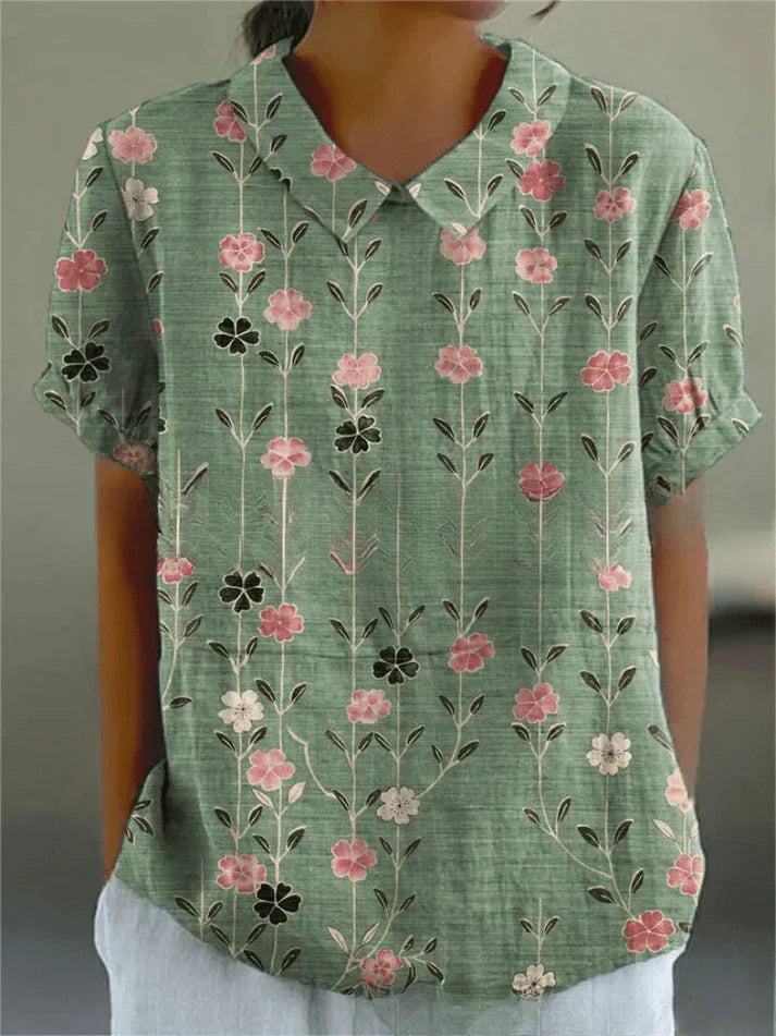 Els Klassische Bluse mit Blumenprint Foto 1