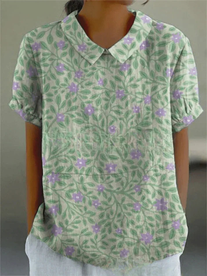 Els Klassische Bluse mit Blumenprint Foto 9