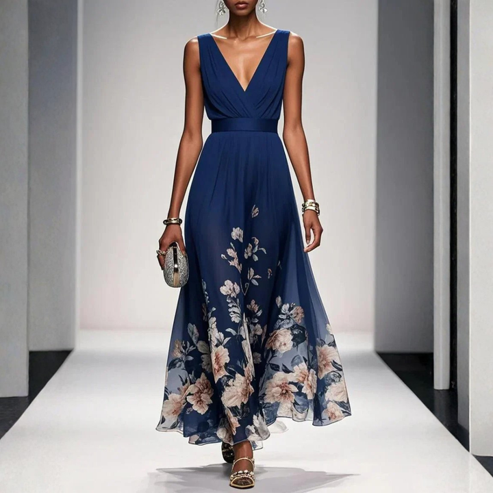 Emilia Florales Sommerkleid für Hochzeitsgäste im Maxi-Look Foto 1