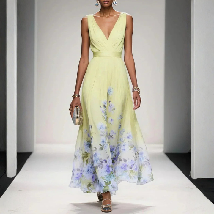 Emilia Florales Sommerkleid für Hochzeitsgäste im Maxi-Look Foto 2