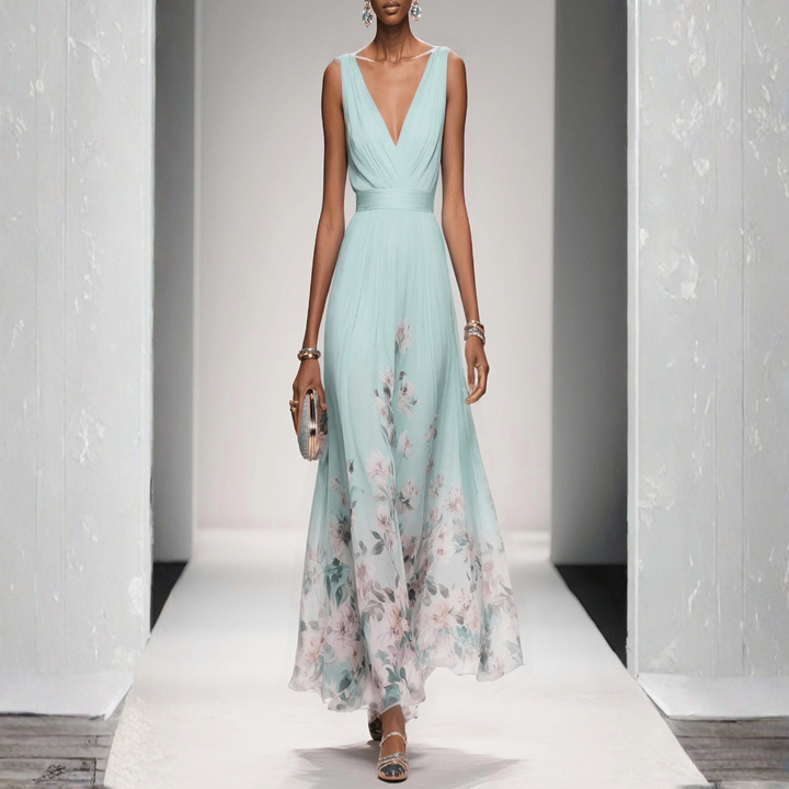 Emilia Florales Sommerkleid für Hochzeitsgäste im Maxi-Look Foto 3