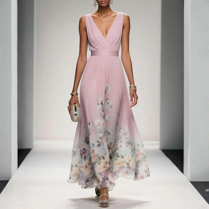 Emilia Florales Sommerkleid für Hochzeitsgäste im Maxi-Look Foto 4