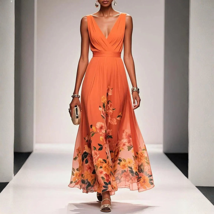 Emilia Florales Sommerkleid für Hochzeitsgäste im Maxi-Look Foto 6