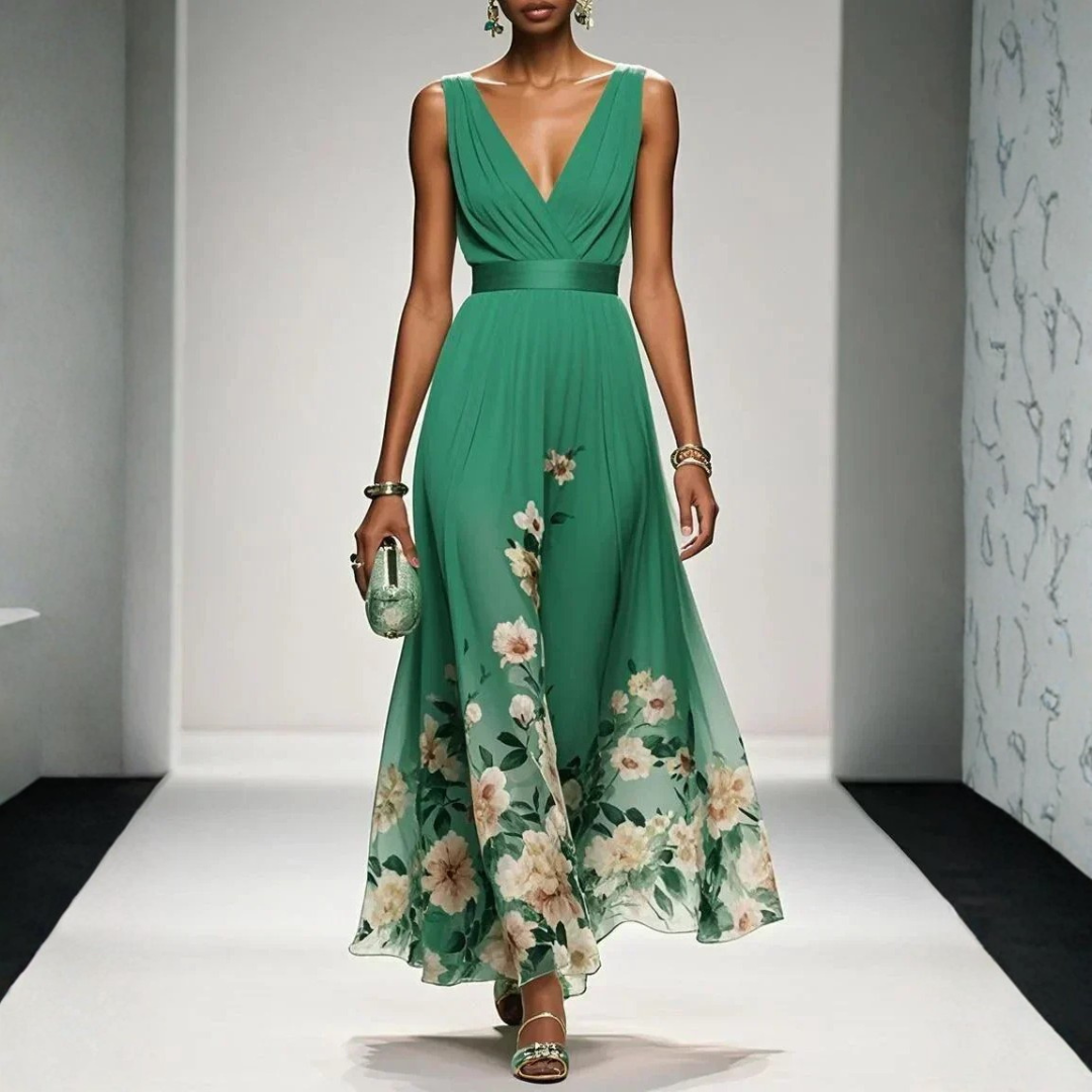Emilia Florales Sommerkleid für Hochzeitsgäste im Maxi-Look Foto 7