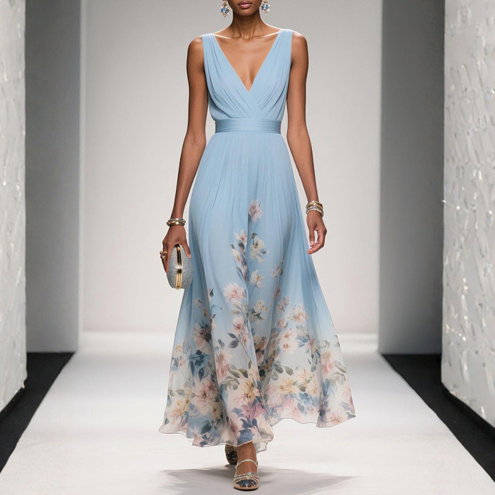 Emilia Florales Sommerkleid für Hochzeitsgäste im Maxi-Look Foto 8