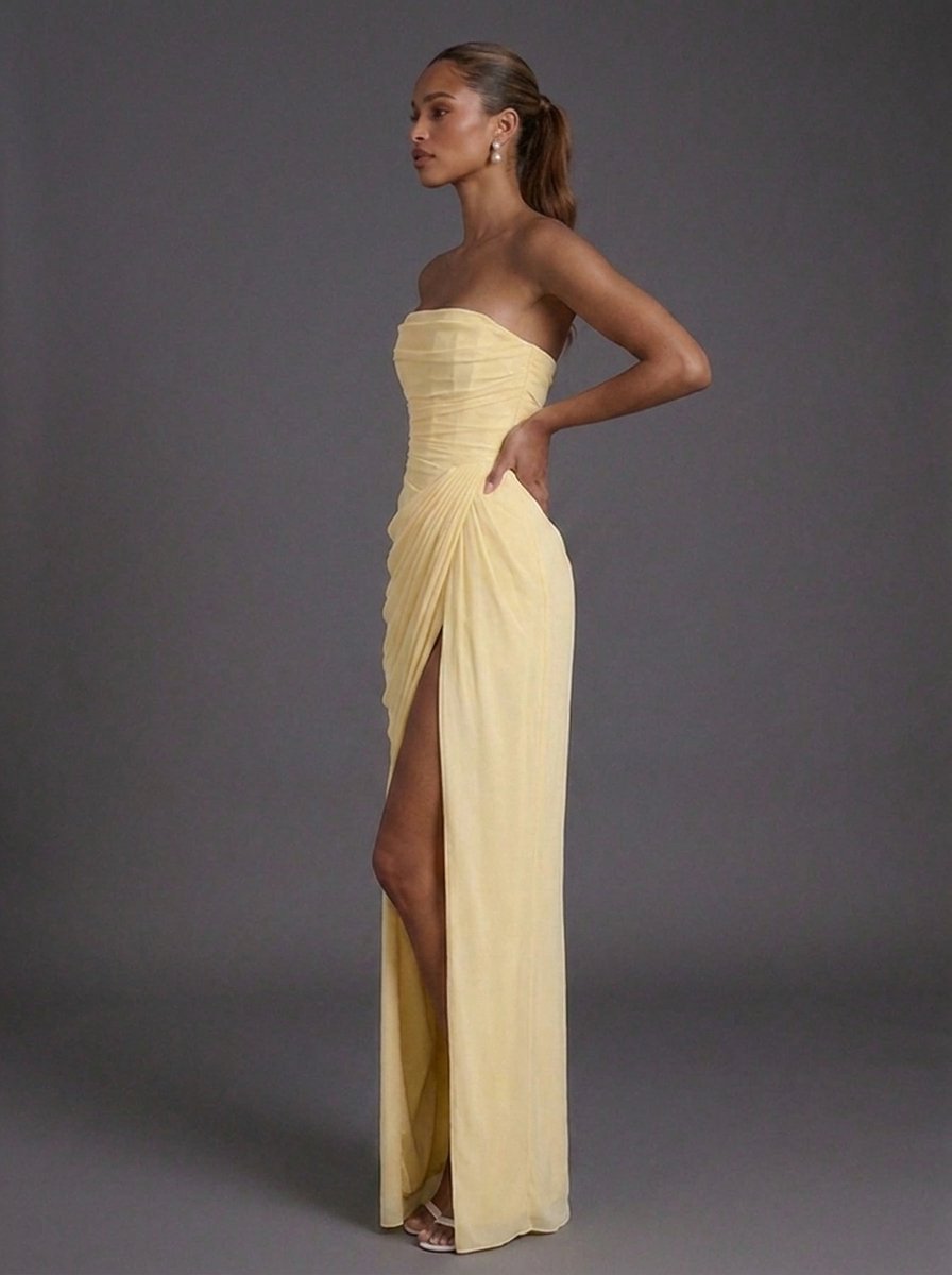 Frieda Trägerloses Korsett-Maxikleid für Hochzeitsgäste Foto 2