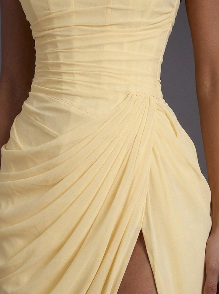Frieda Trägerloses Korsett-Maxikleid für Hochzeitsgäste Foto 3