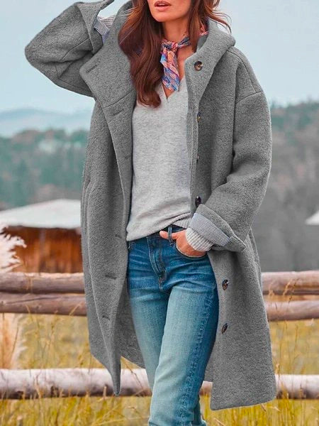 Godelieve Fleece-Mantel im Plüsch-Look Foto 5