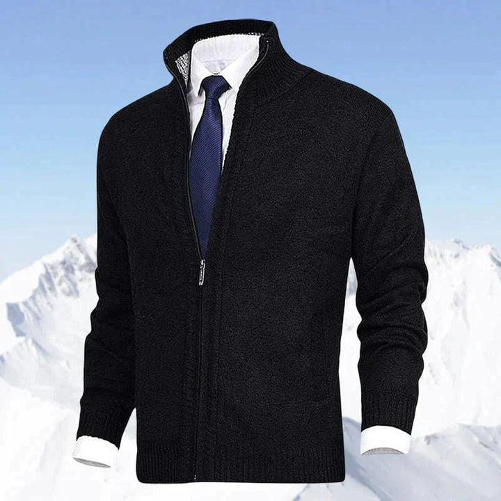 Herren Leichte Klassische Weste für Herbst in Schwarz