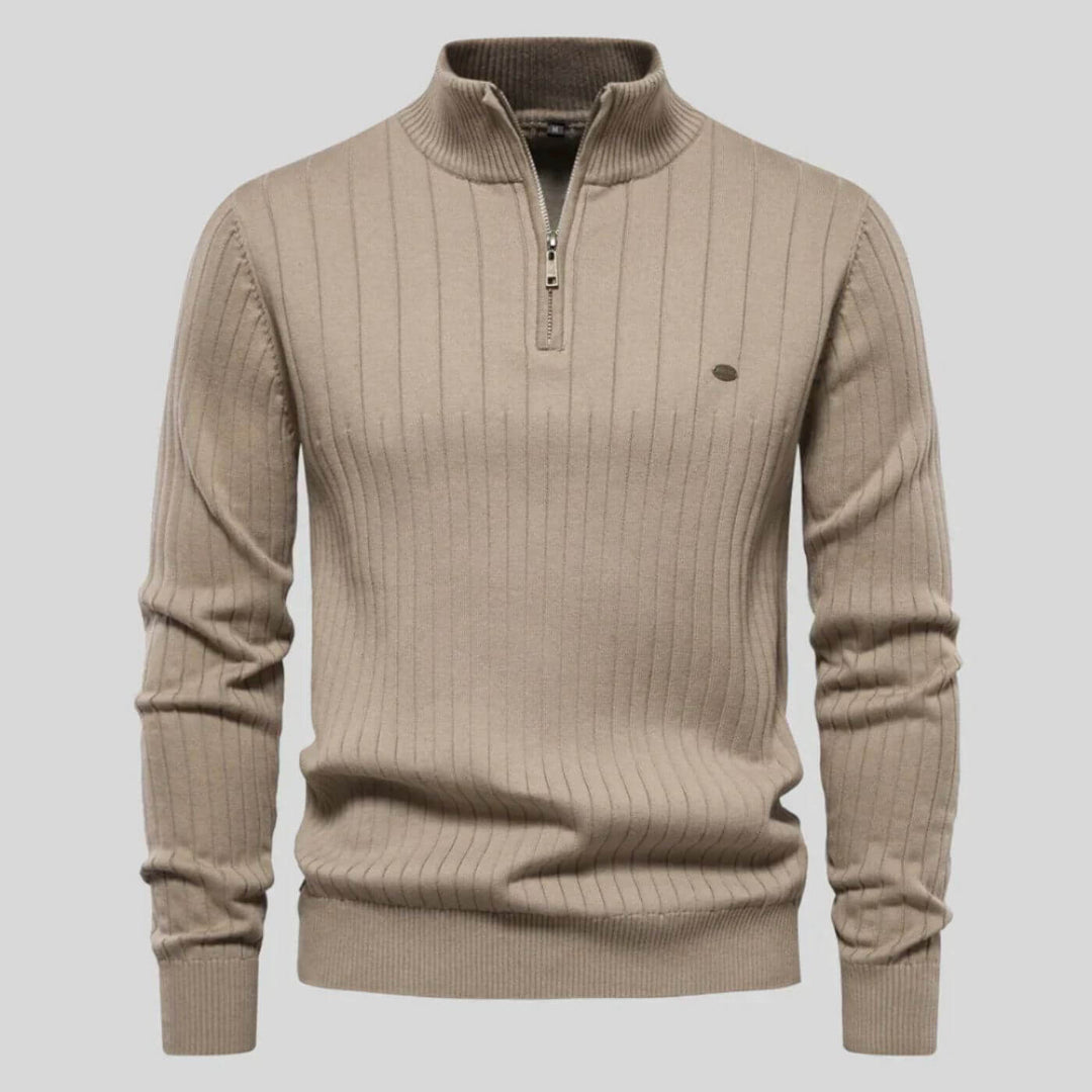 Herren Ugly Weihnachtspullover Vielseitig und Warm in Beige