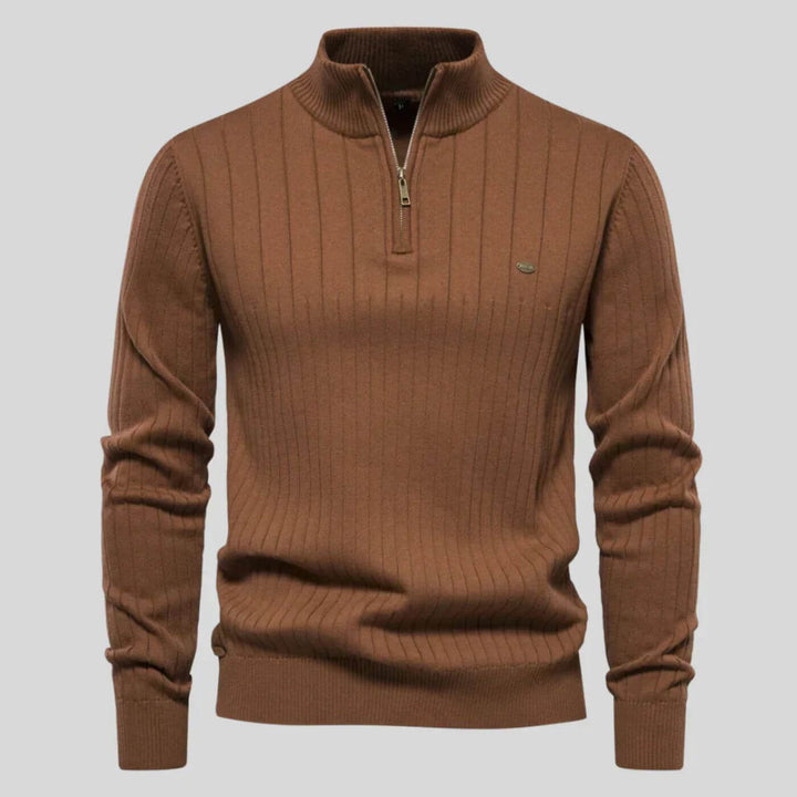 Herren Ugly Weihnachtspullover Vielseitig und Warm in Braun