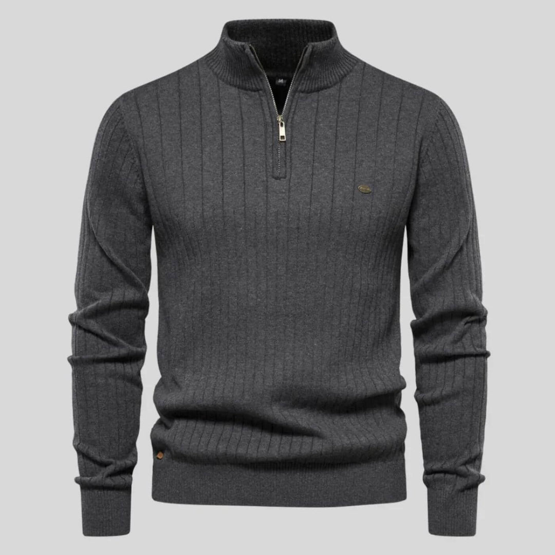 Herren Ugly Weihnachtspullover Vielseitig und Warm in Grau