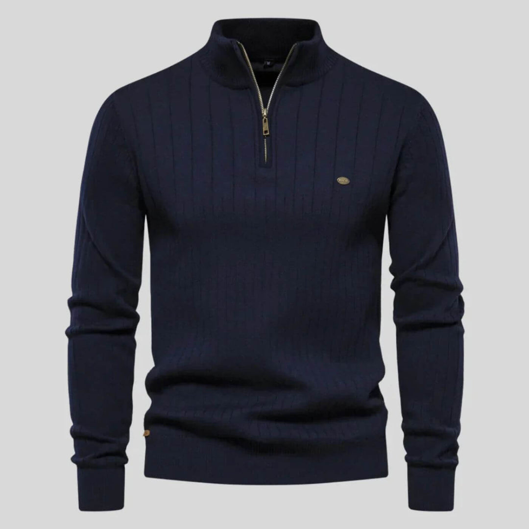 Herren Ugly Weihnachtspullover Vielseitig und Warm in Marineblau
